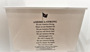 America Strong Poetry Locker Bin