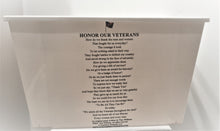 Load image into Gallery viewer, Honor Our Veterans Poetry Locker Bin