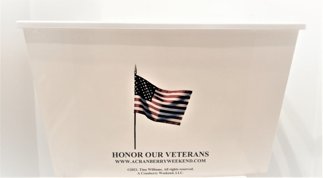Honor Our Veterans Poetry Locker Bin