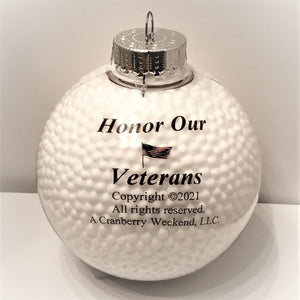 Honor Our Veterans Ornament