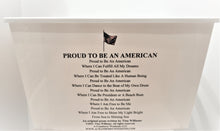 Load image into Gallery viewer, Proud To Be An American Poetry Locker Bin