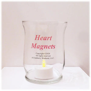 Heart Magnets Candle Holder
