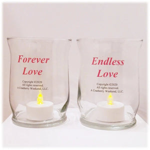 Love Candle Holder Set