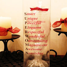 Load image into Gallery viewer, Superwoman Glass in Poetry Case