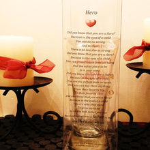 Load image into Gallery viewer, Tall Hero Glass in Poetry Case