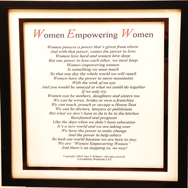 Women Empower Women Frame