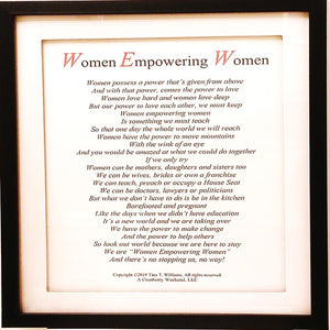 Women Empower Women Frame